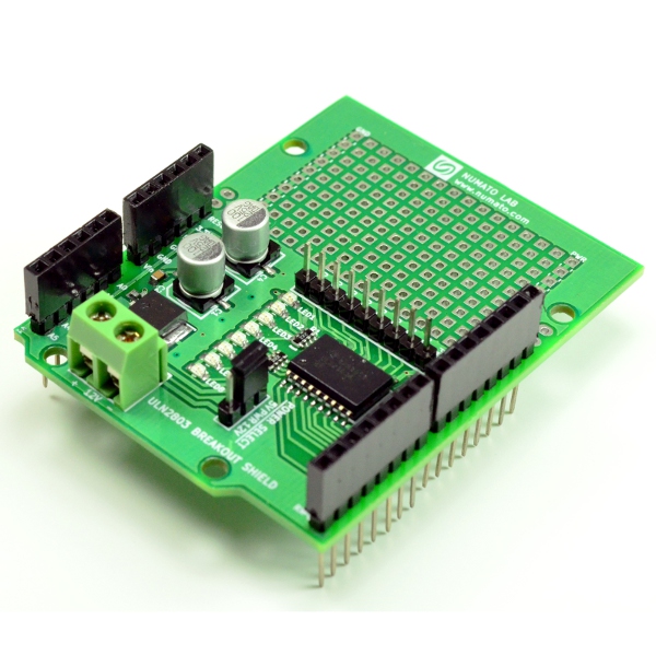 Arduino用 8chオープンコレクター出力シールド