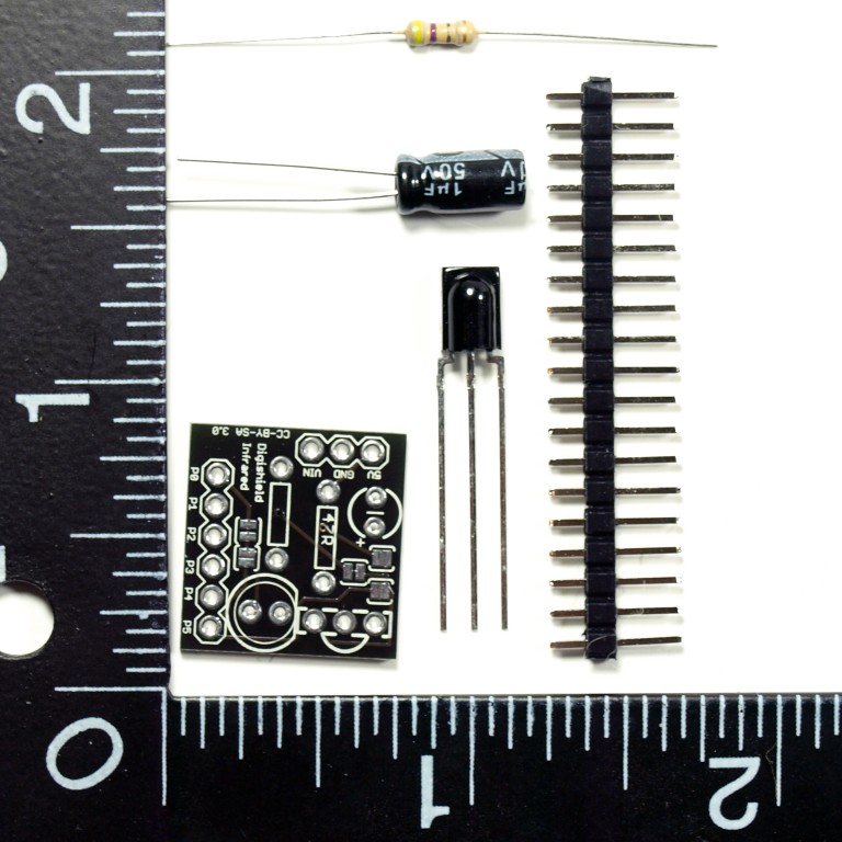 Digispark 赤外線受信シールドキット【レターパック可】