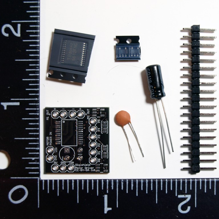 Digispark モータードライバーシールドキット 【レターパック可】