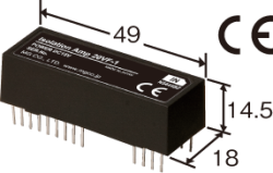 20VF-1-U アイソレーションアンプ 高速応答80μs ±10V 入出力絶縁 エムジー