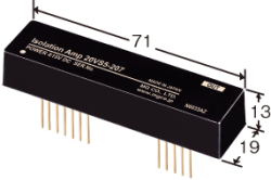 20VS5-207-UB アイソレーションアンプ 電流・電圧2出力 出力絶縁 エムジー