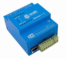 UniPi Neuron S103 (RPi4 8GB) Raspberry Pi PLC デジタル絶縁入力4点 オープンコレクタ出力4点
