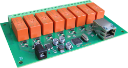 16ch Ethernet リレーボード