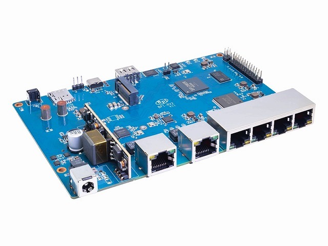 BPI-RV2 RISC-V Siflower SF21H8898 ゲートウェイボード PoEなし