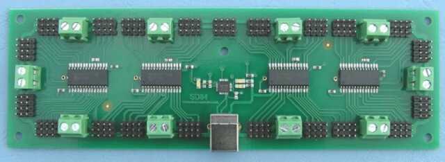 SD84 84ch USB RCサーボコントローラー デジタル入出力 アナログ