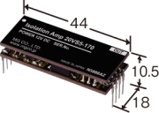 20VS5-170-S アイソレーションアンプ 0-20mA出力 12V電源 エムジー