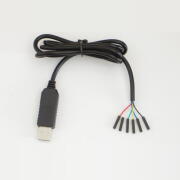 USB UARTシリアルコンソールケーブル LVTTL(3.3V)レベル入出力 FTDIチップ使用