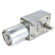WG25R-40K DCギヤードモーター ウォームギヤー DC12V 150rpm