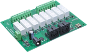 MIDI-RLY8 MIDI制御リレー 8chメカニカルリレー