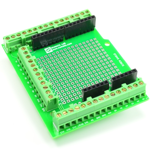 Arduino用 プロトスクリューシールド I/Oピンを端子台に変換