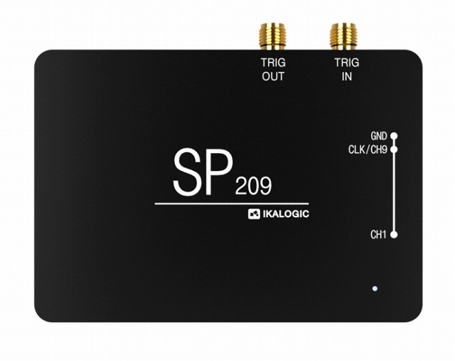 SP209 USB接続ロジックアナライザー 9ch 200MHz