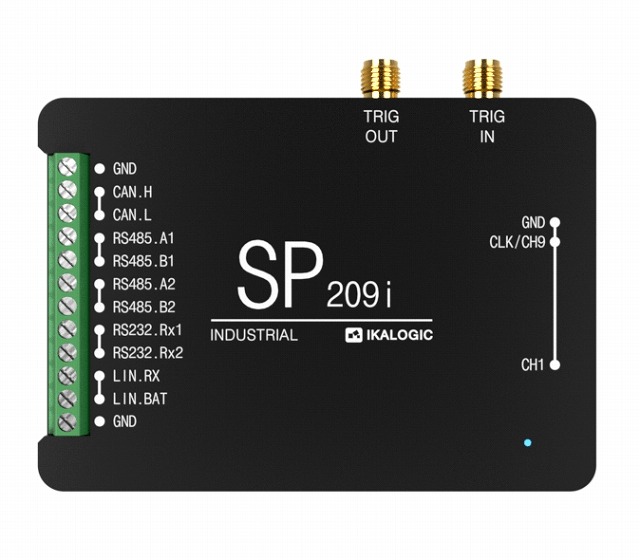 SP209i USB接続ロジックアナライザー 9ch 200MHz RS232C RS485対応