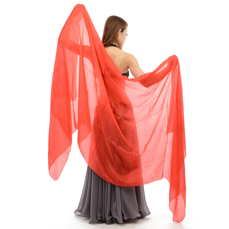 高級シルクベールSR2-1サイズ240cm*112cm単色(赤、レッド）【ネコポス便送料無料】