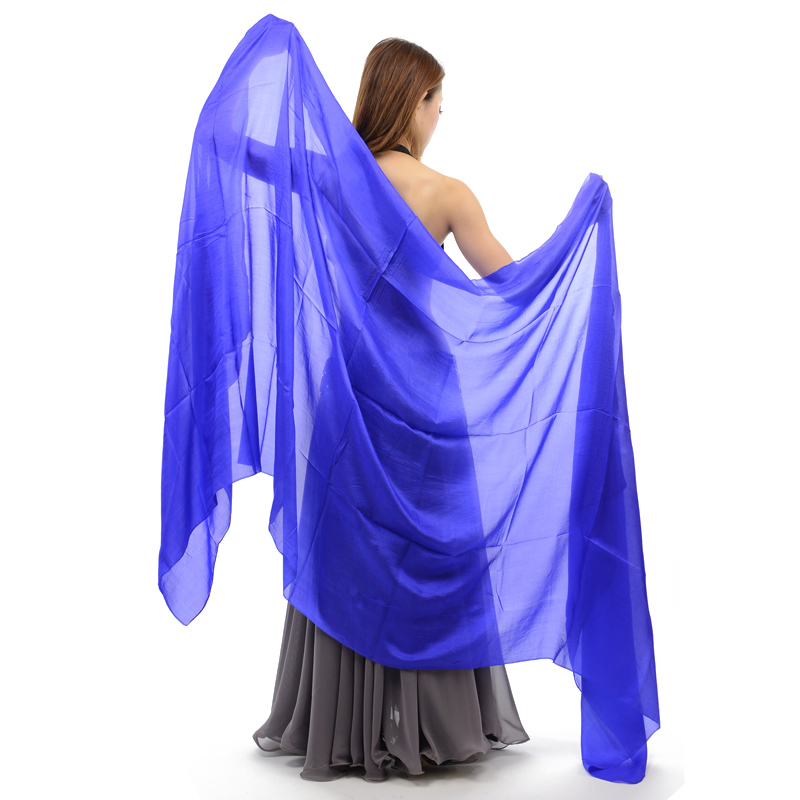 高級シルクベールSR2-2サイズ240cm*112cm(単色ロイヤルブルー）【ネコポス便送料無料】