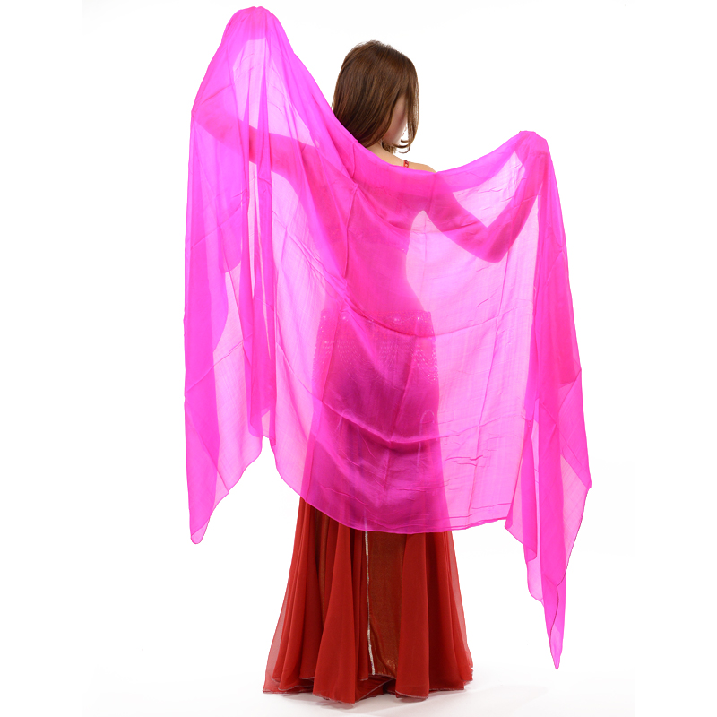 高級シルクベールSR2-8サイズ240cm*112cm単色(フーシャピンク）【ネコポス便送料無料】