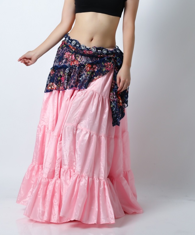 ヒップスカーフA182レースフリルパール付き(ネイビー)【ネコポス便送料無料】