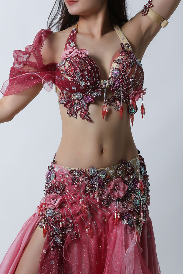 エジプト製 安っぽかっ ベリーダンス用オリエンタル衣装】EMANZAKI  