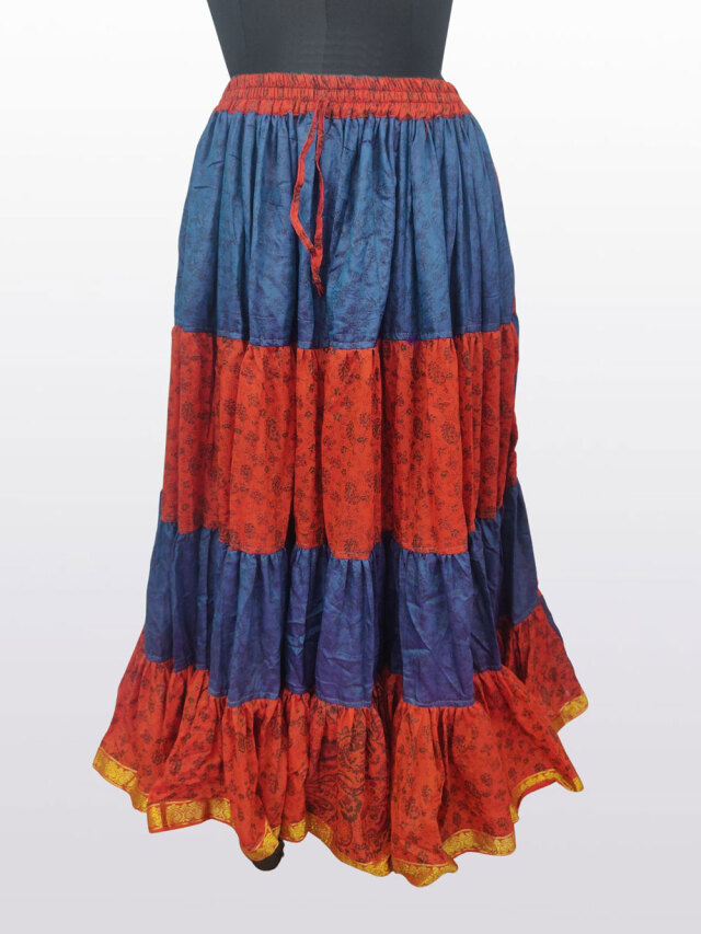 【限定商品】25ヤードスカートD25H-30サリーレース(レッド、ブルー)【宅配便送料無料】