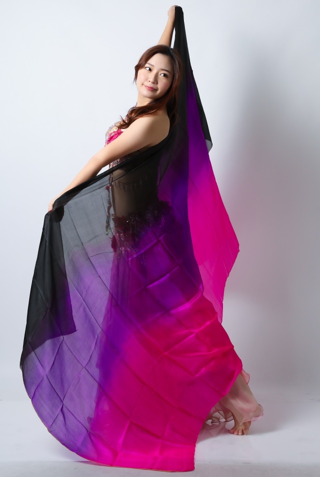 高級シルクベールR26-4サイズ240cm*112cm(ピンク、パープル、ブラック)【ネコポス便送料無料】