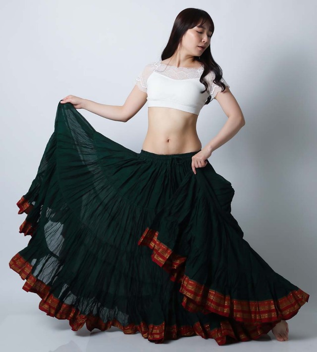 サリスカート ベリーダンス ATS ジプシー 新着 ベリーダンス 衣装