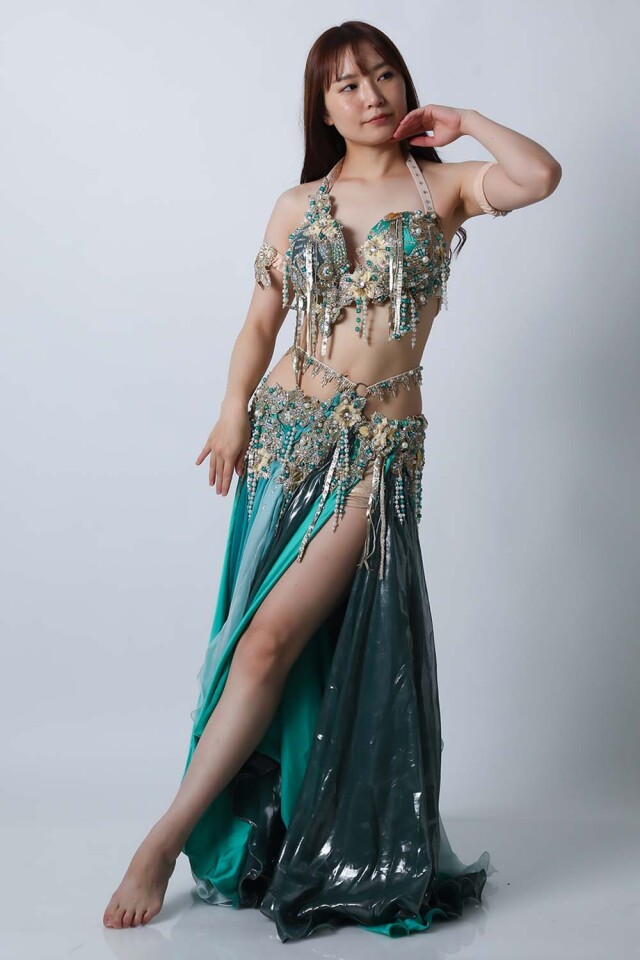 エジプト製【Amr】ベリーダンスコスチュームCF-COS-A342-1