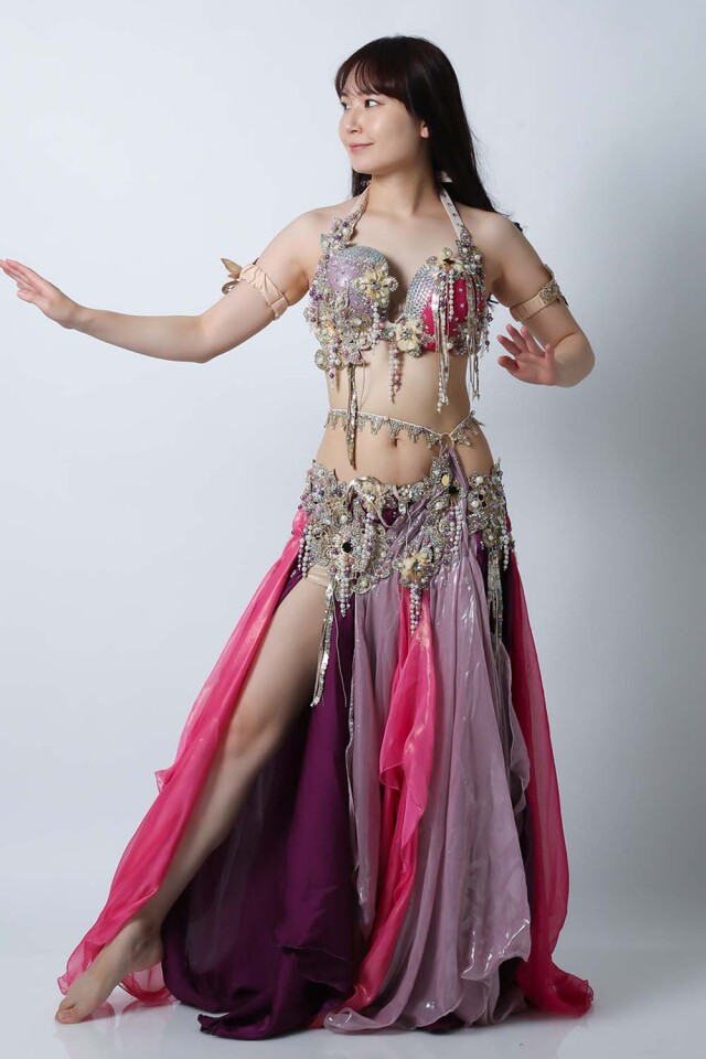 週末限定値下げ Amr ベリーダンス セットアップ ピンク 週末限定値下げ