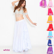 ベリーダンススカートD29サイドフリル(10 colors)【宅配便送料無料】