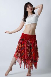 ベリーダンス トライバル、ジプシーにぴったりのヒップスカーフ、スカート