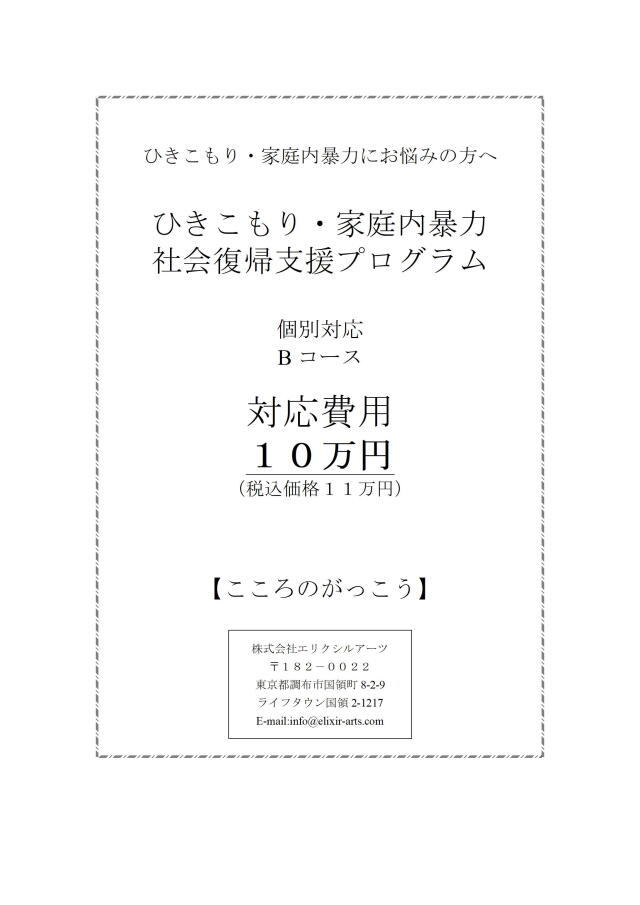 自立支援個別対応コースB