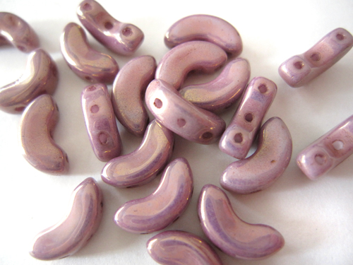 ３ホール ARCOS 5ｘ10mm （オペイクMIX ヴァイオレット/ゴールドラスター）