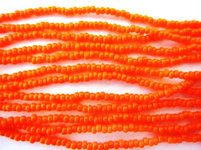 オレンジ（13/0）シャーロット チェコ製