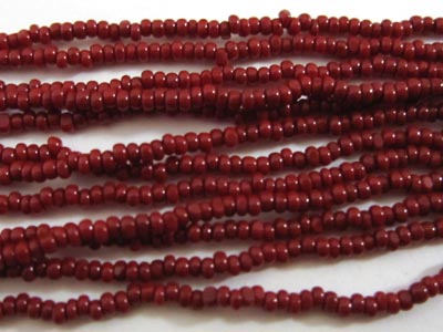 シャーロットビーズ 13/0 ダークレッド