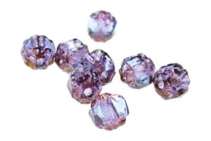 チェコダブルフェイス 4mm サファイヤ