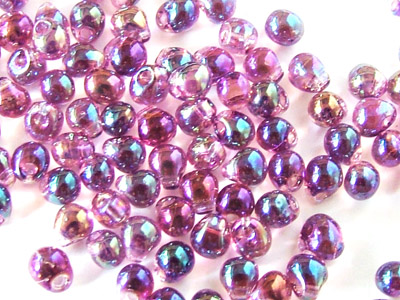 3.4mmドロップ（ライトアメジストAB）