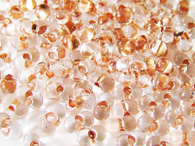 ファルファーレビーズ　2x4mm　カッパーインライン