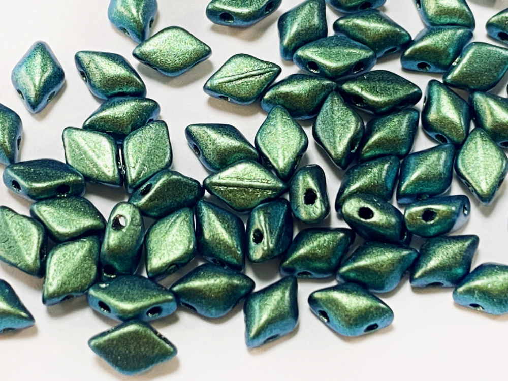 GEMDUO ジェムデュオ　8x5mm (ミントチョコレート ポリクローム）