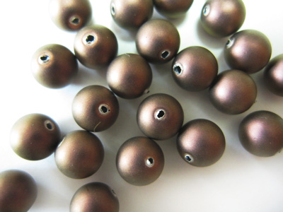 ガラスパール　ダークブラウン （マット） ６ｍｍ