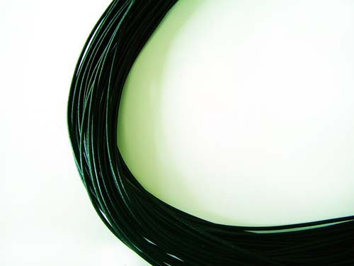 ヨーロッパ製レザーコードΦ2mm（ブラック）