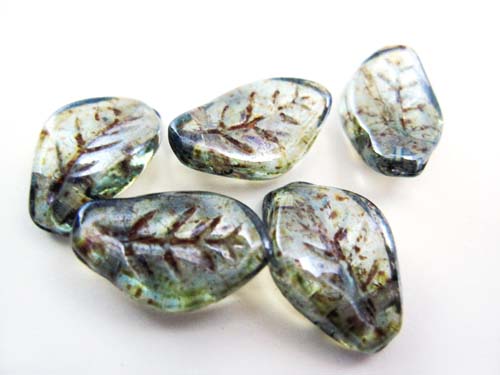 プレスリーフ　9ｘ14ｍｍ　ルミグリーン