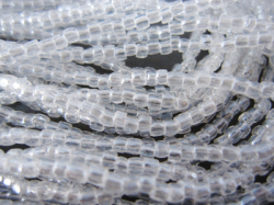 3CUT クリスタルラスター（9/0）チェコ製シードビーズ 約4.7ｍ 糸通し