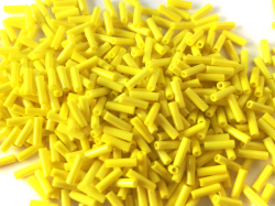 MIYUKI  6mm竹ビーズ オペイクイエロー