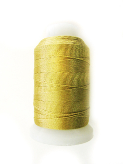 BEADSMITH シルク糸 （ゴールド）E  200yd巻