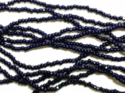 ダークブルー（13/0）シャーロット チェコ製（糸通し約３M）