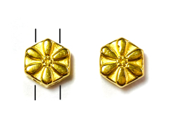 Stelidia (ハニカムビーズ用パーツ）　24金メッキ