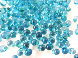 3.4mmドロップ（スパークルアクアグリーンライン/アクア）