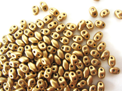 ミニデュオビーズ　2x4mm （ブロンズペールゴールドＣＲ）