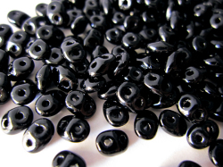スーパーデュオビーズ　2.5x5mm （ジェット）