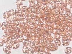スーパーデュオビーズ　2.5x5mm （ロザリン/ホワイトラスター）