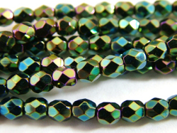 ファイアーポリッシュ4mmラウンド（グリーンアイリス）