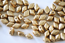 MINI GEMDUO ミニジェムデュオ　6x4mm （ブロンズペールゴールド）